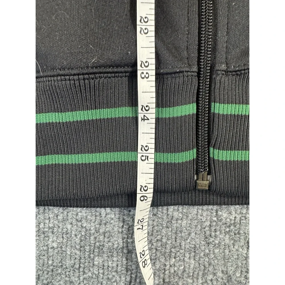 The North Face X2 Series Men's M Black Green Full Zip Track Jacket Striped